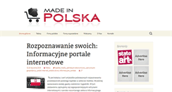 Desktop Screenshot of madeinpolska.net